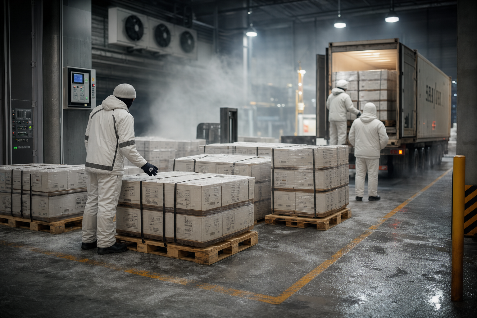 Brazilian beef export cold storage and controlled logistics environment