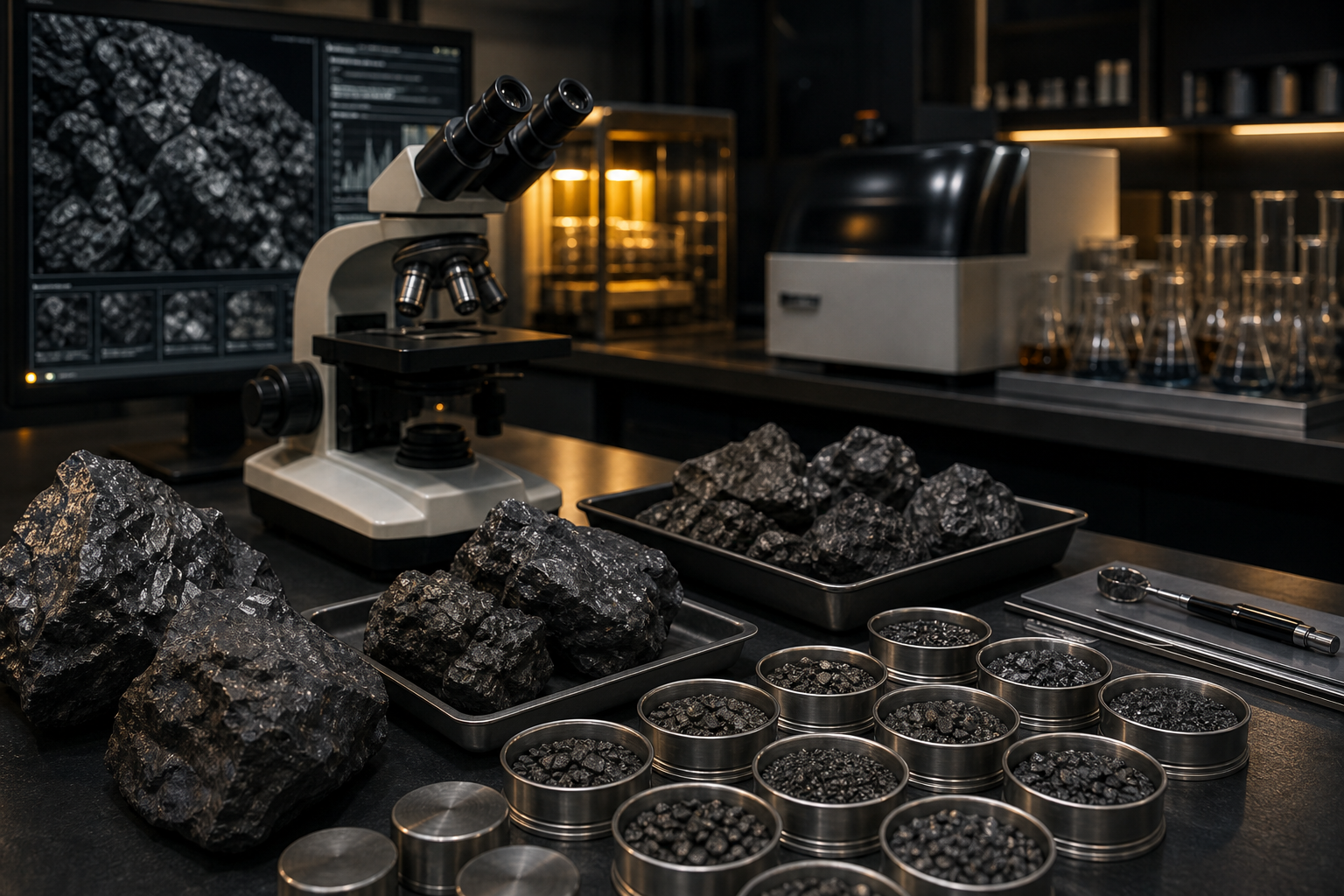Manganese ore quality review and laboratory analysis
